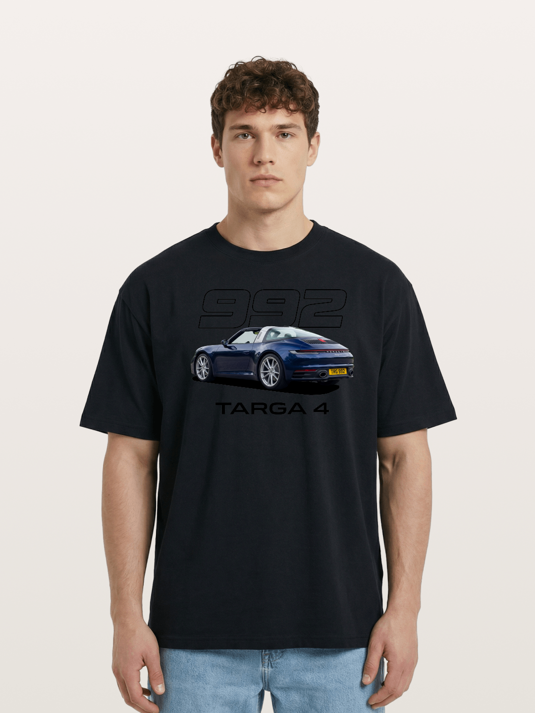 Porsche 992 Targa 4 Poster Cotton T-shirt