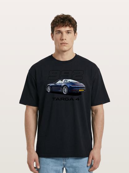 Porsche 992 Targa 4 Poster Cotton T-shirt