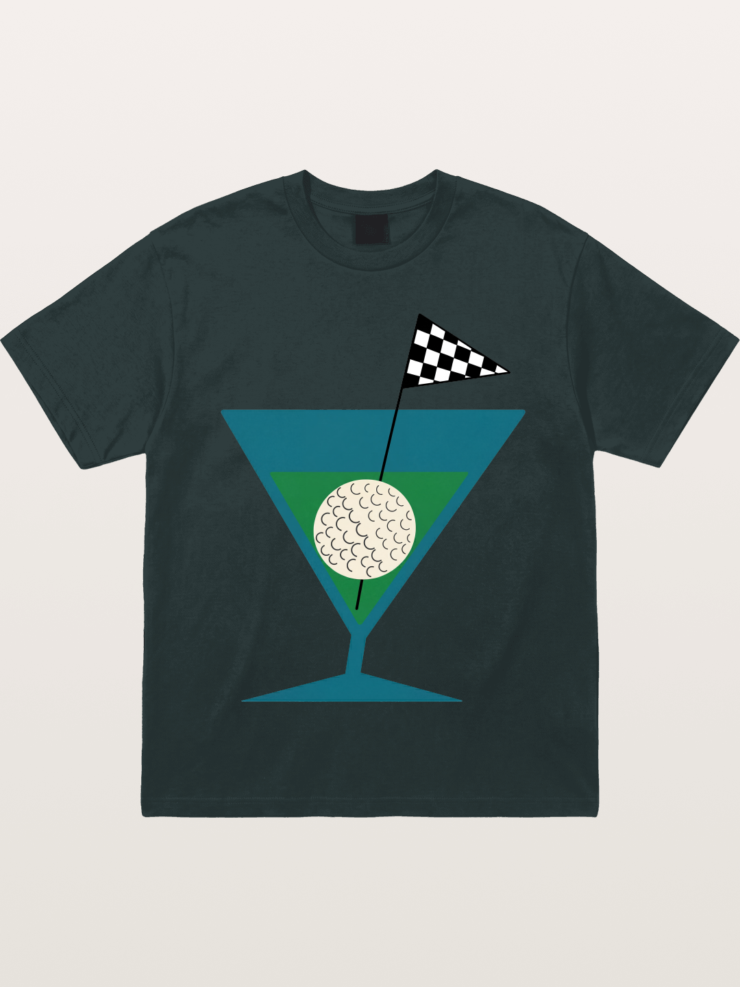 Golf Martini Gildan T-shirt