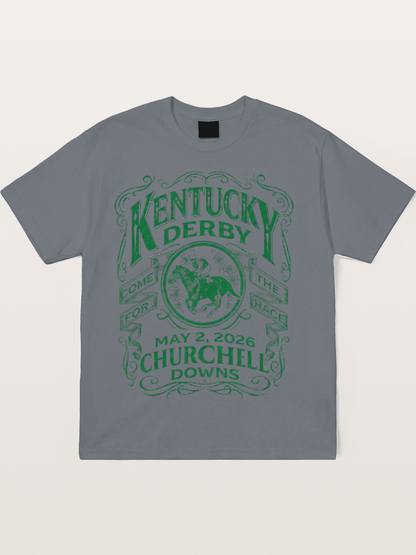 Kentucky Derby 2026 Vintage Art Cotton T-shirt