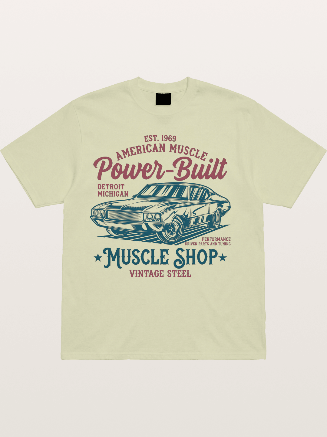 Detroit Steel Cotton T-shirt