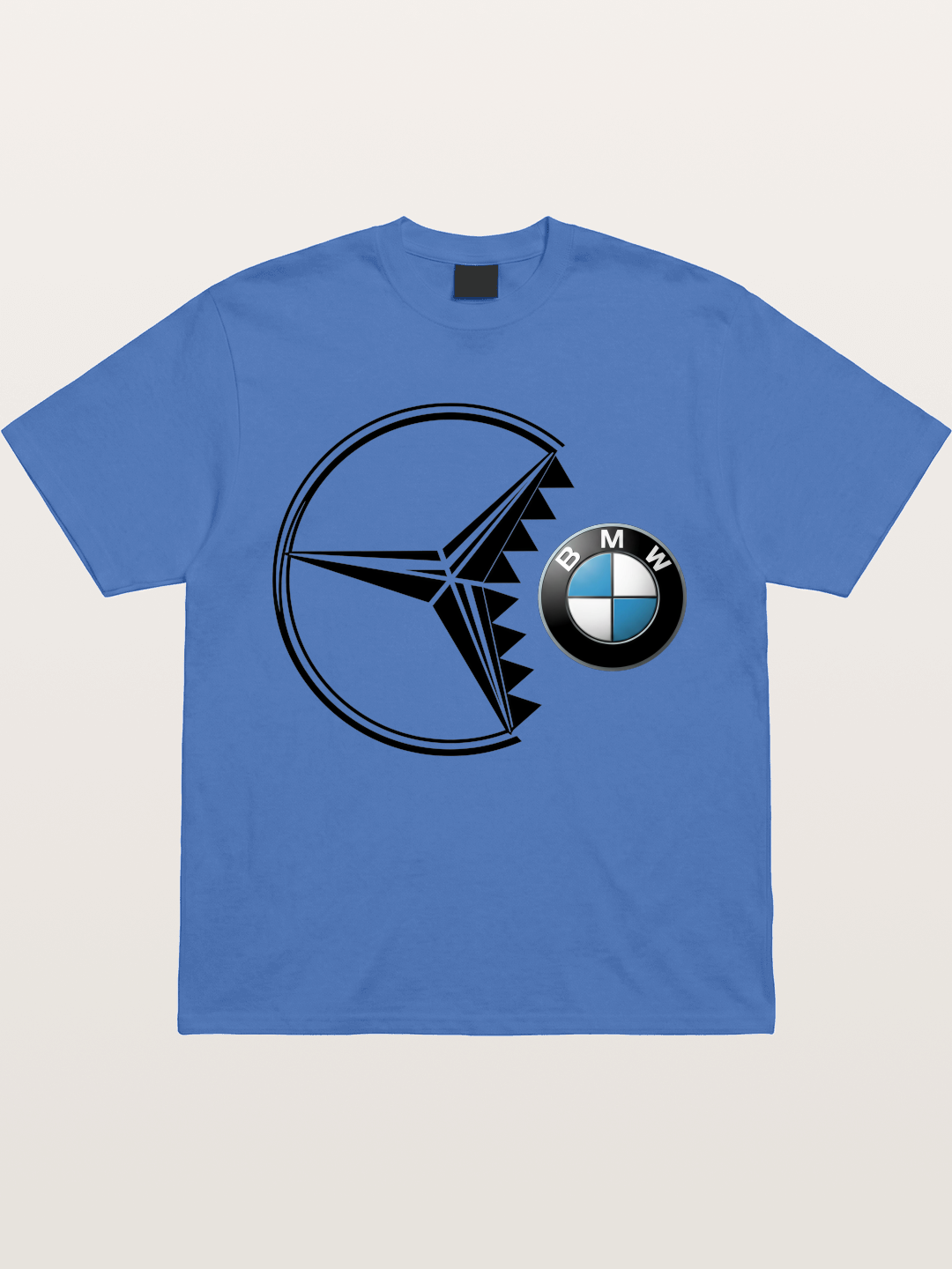 Mercedes vs BMW Logo Art Gildan T-shirt