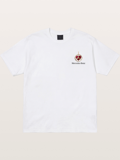 Mercedes Love Logo Art Cotton T-shirt