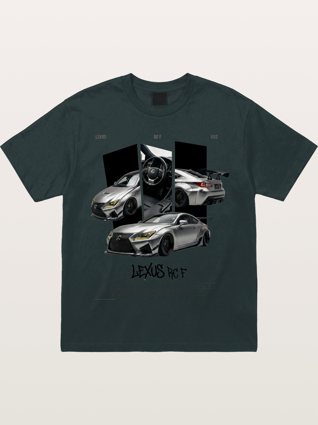 Lexus RC F Multi-Angle Print Gildan T-shirt