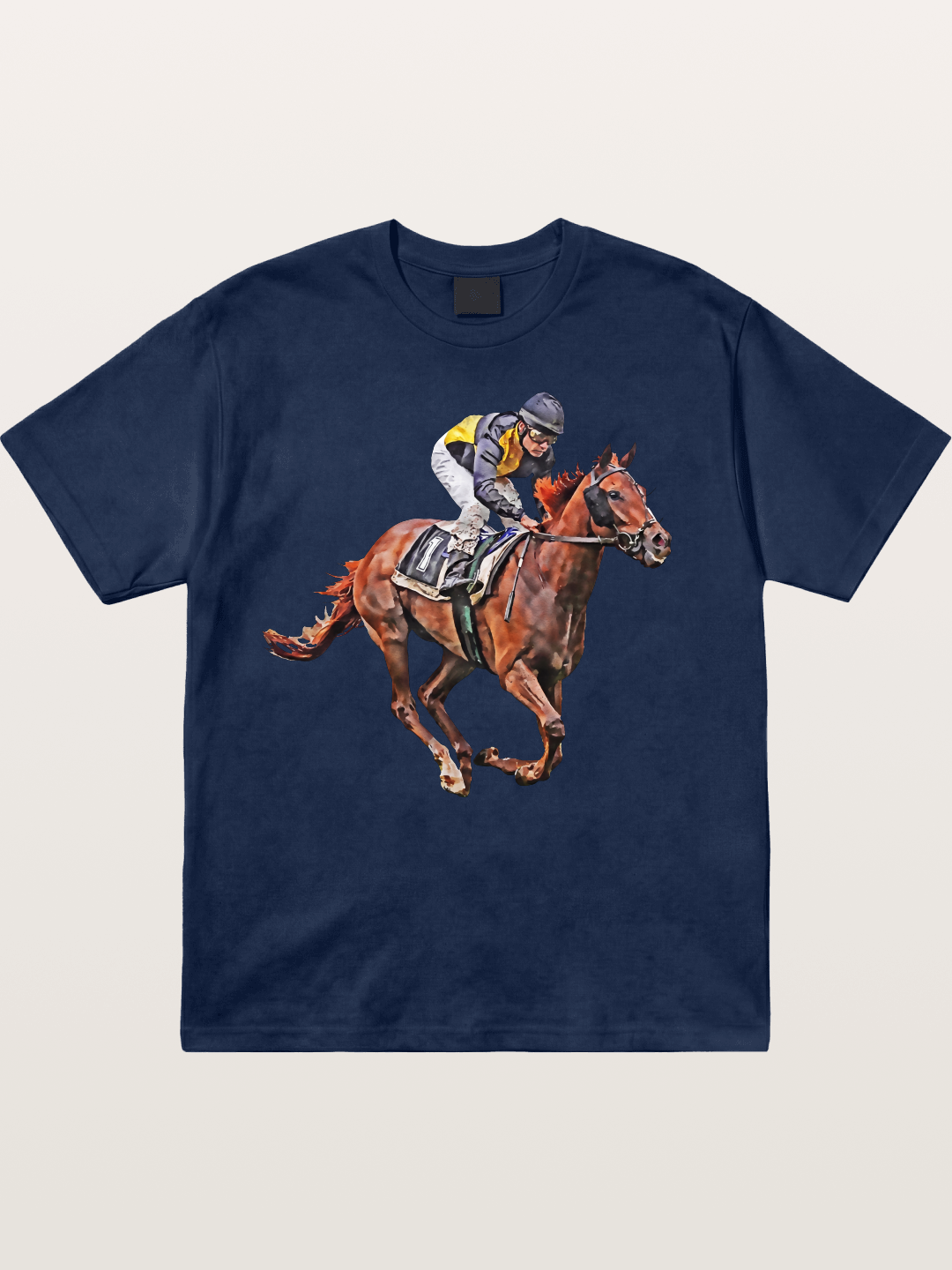 Jockey on Brown Horse Preakness 2026 Cotton T-shirt