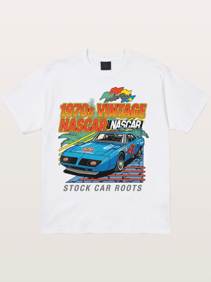 Stock Car Racer Cotton T-shirt