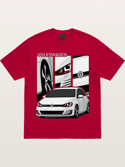 Volkswagen Golf MK7 GTI Front Gildan T-shirt