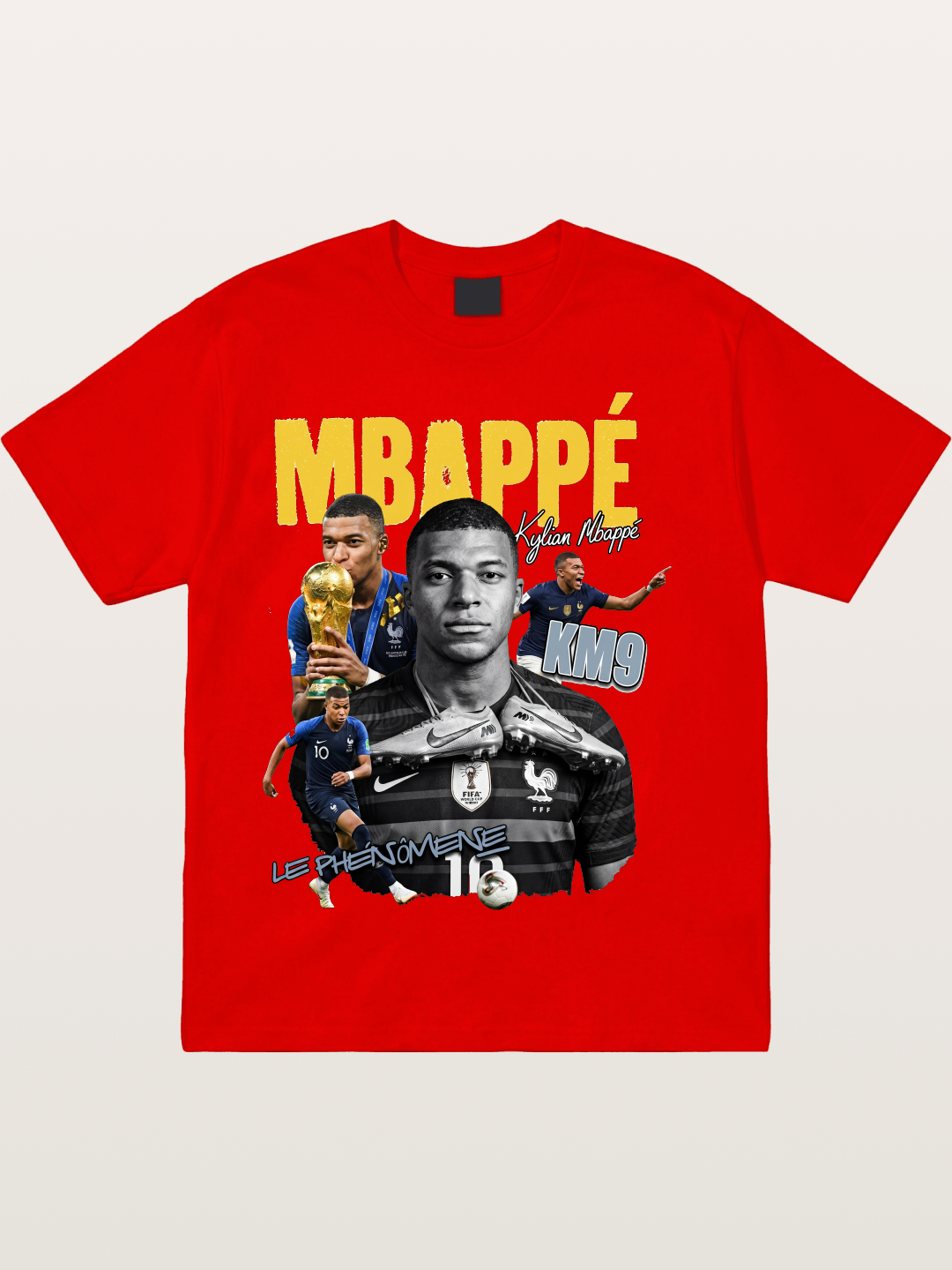 Kylian Mbappe KM9 Graphic Cotton T-shirt