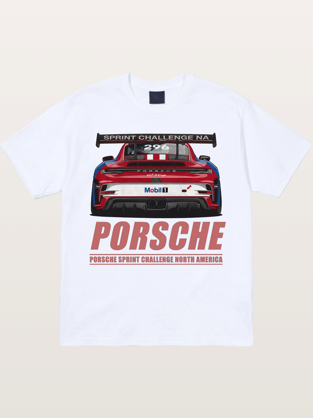 Porsche 911 Sprint Challenge Rear Gildan T-shirt