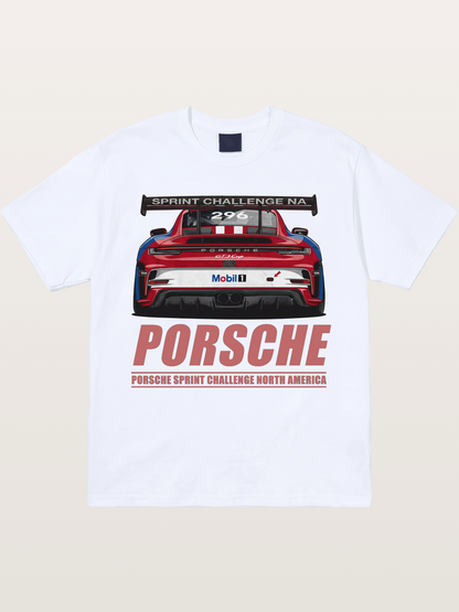 Porsche 911 Sprint Challenge Rear Gildan T-shirt