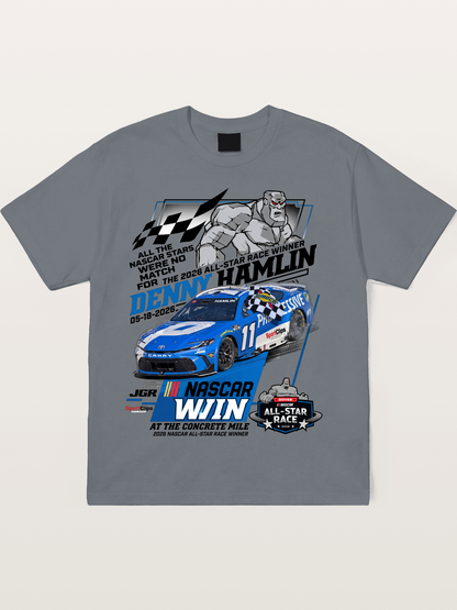 Denny Hamlin #11 2026 All-Star Win Cotton T-shirt