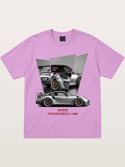 Porsche 911 GT3 RS Mirrored Collage Gildan T-shirt