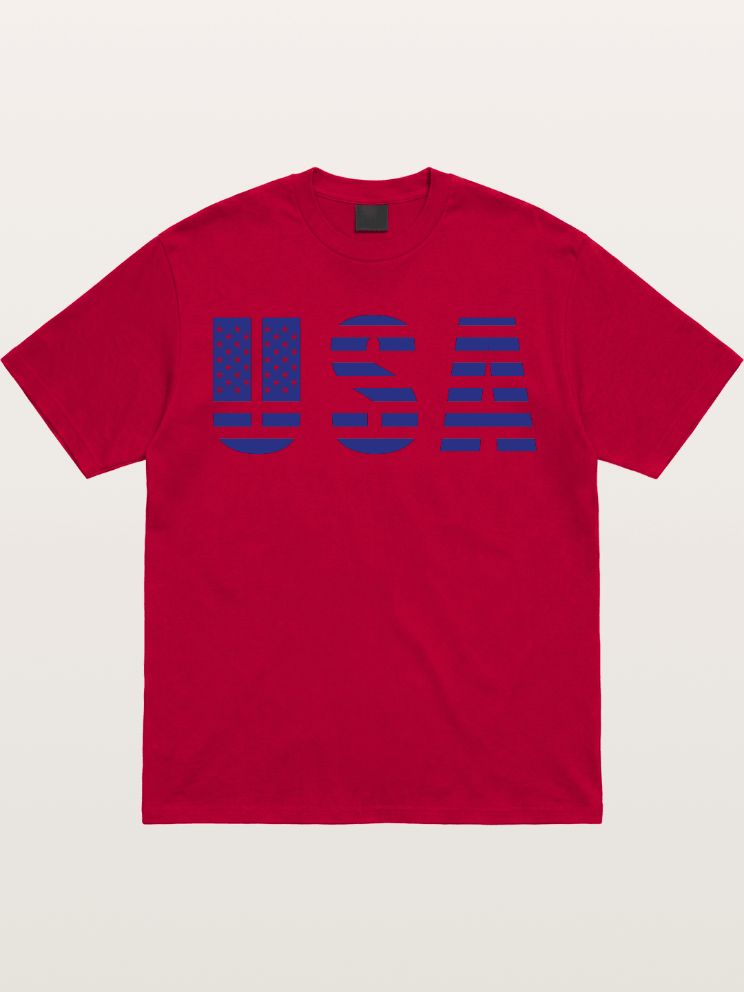 Blue Tone USA American Flag Gildan T-shirt