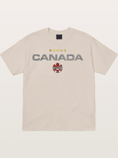 Canada Soccer Team Crest Cotton T-shirt