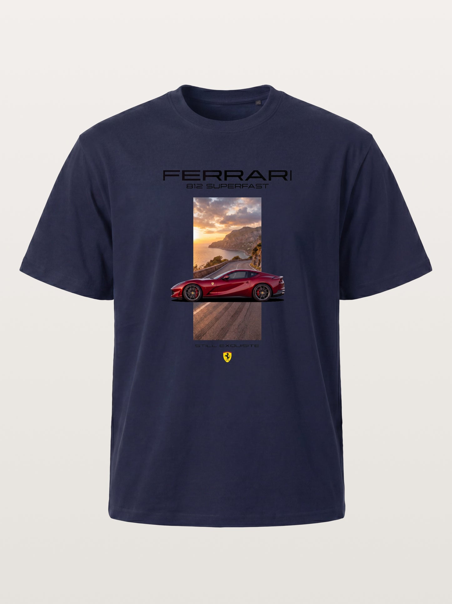 Ferrari 812 Tuscan Road Print Gildan T-shirt