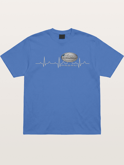 Pagani Heartbeat Badge Gildan T-shirt