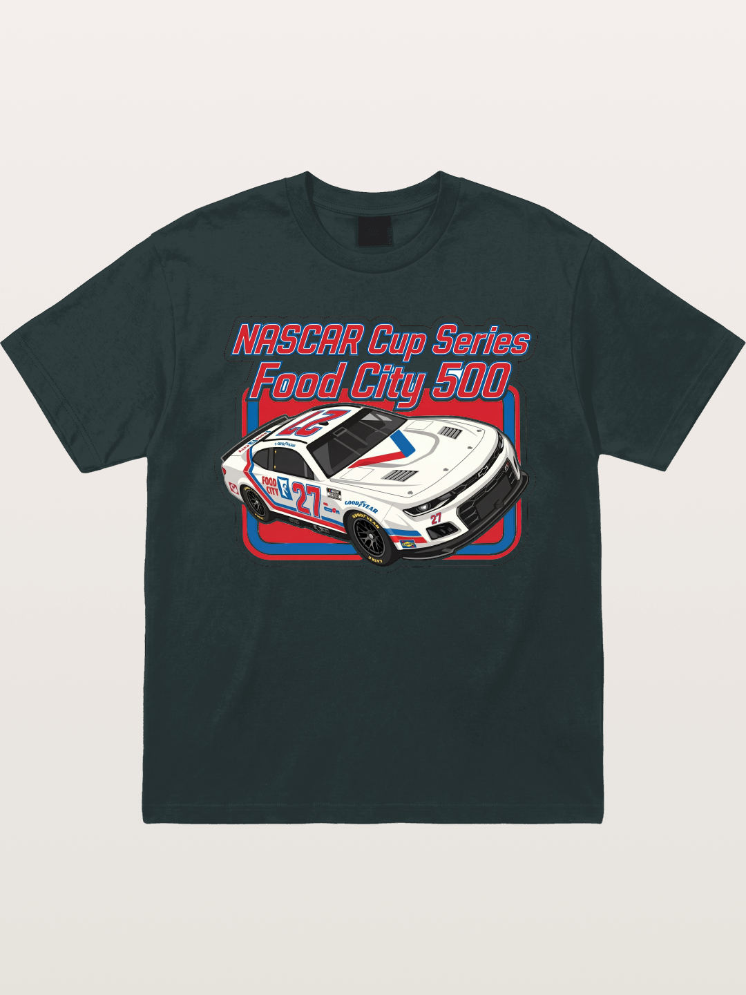 NASCAR Food City 500 Car Gildan T-shirt