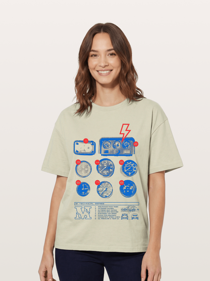 Speed Check Cotton T-shirt