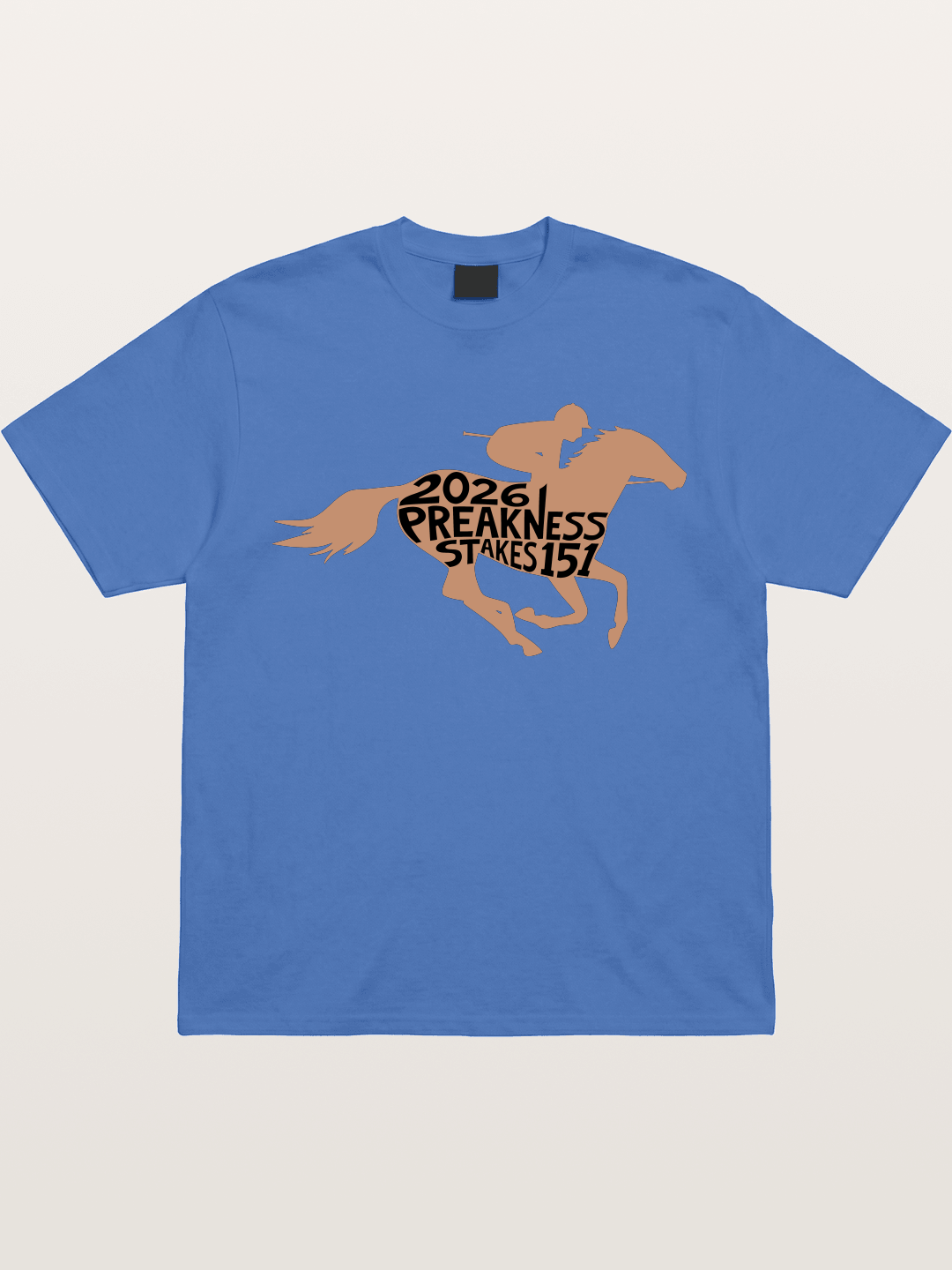Preakness Stakes 151 Horse Silhouette Gildan T-shirt