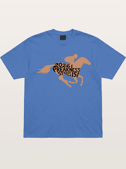 Preakness Stakes 151 Horse Silhouette Gildan T-shirt