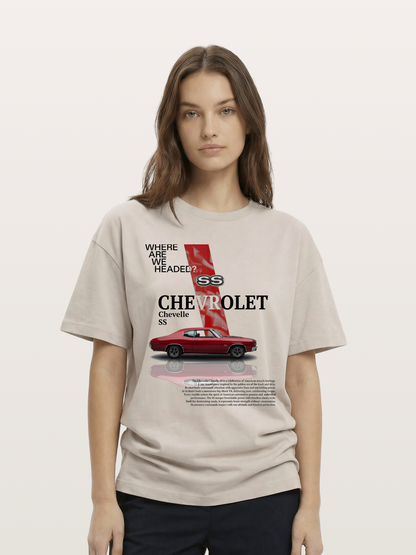 Red SS Coupe Cotton T-shirt