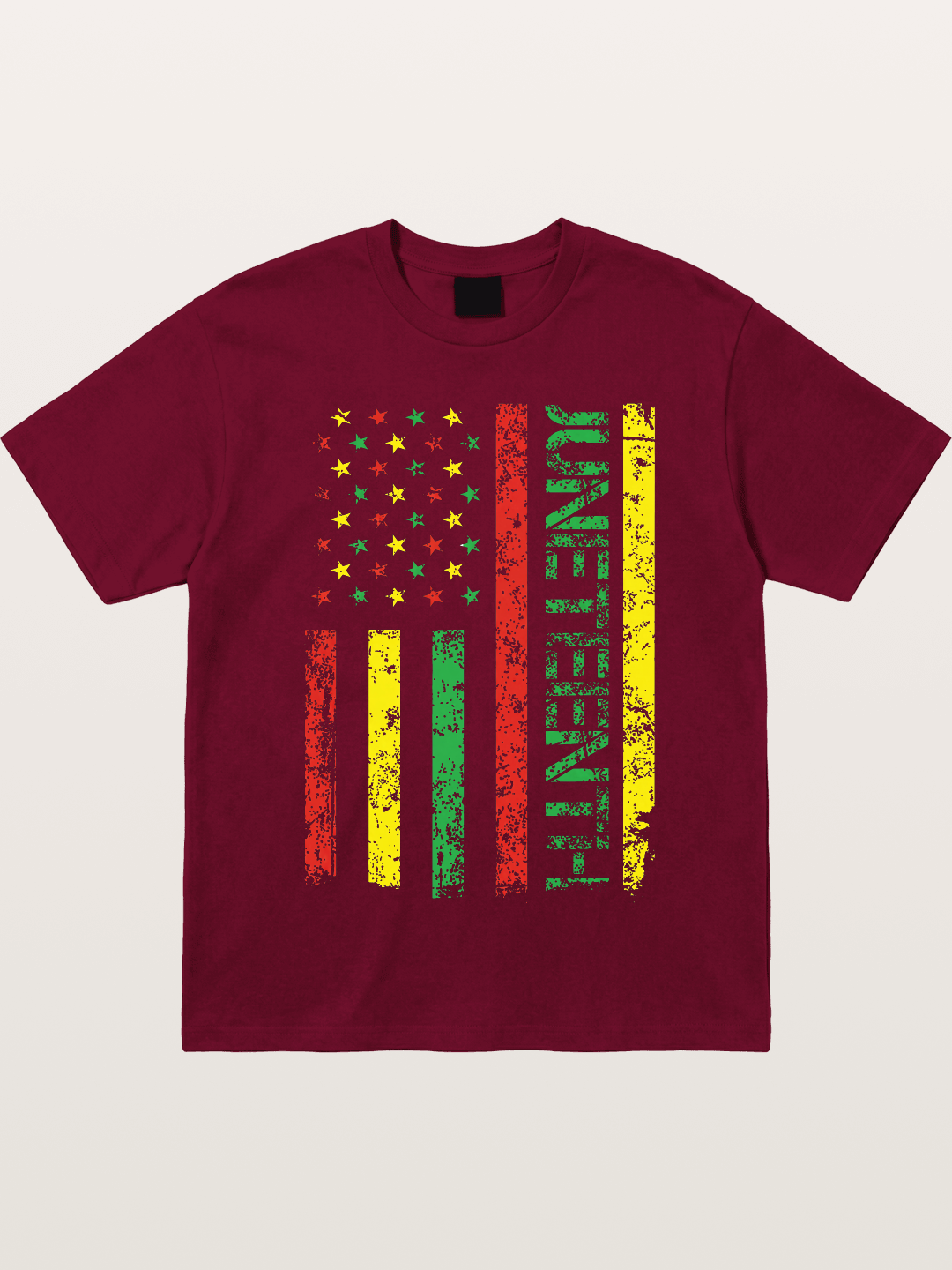 Juneteenth Stars and Stripes Design Gildan T-shirt