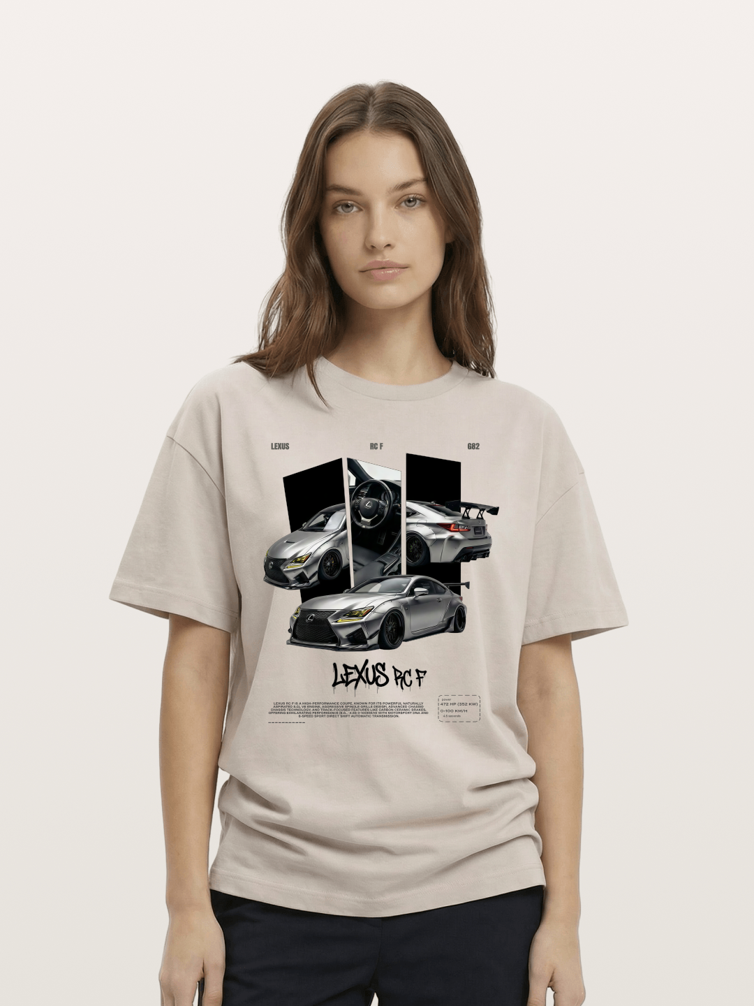 Lexus RC F Multi-Angle Print Cotton T-shirt