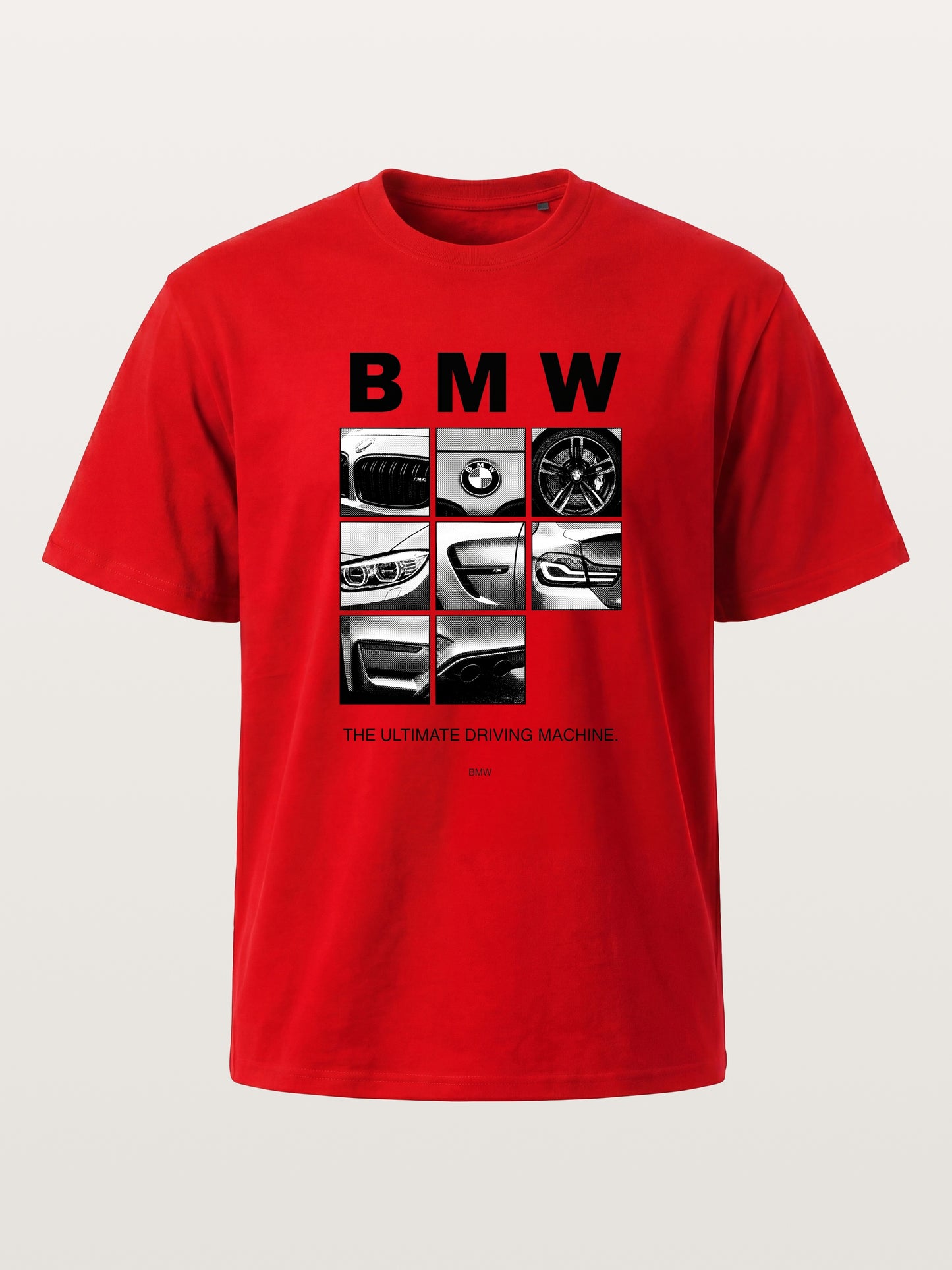 BMW 9 Grid Detail Collage Cotton T-shirt