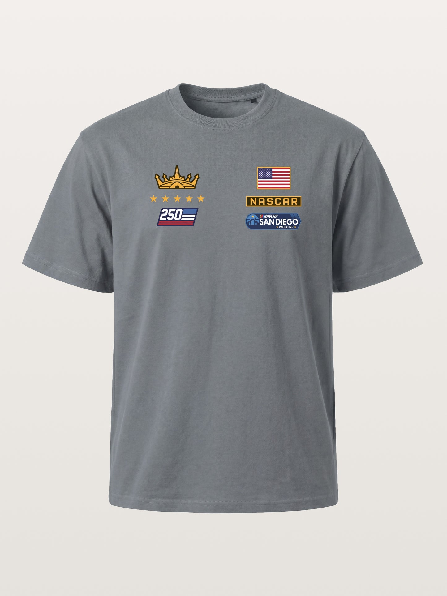 San Diego NASCAR 250th Crown Mark Cotton T-shirt