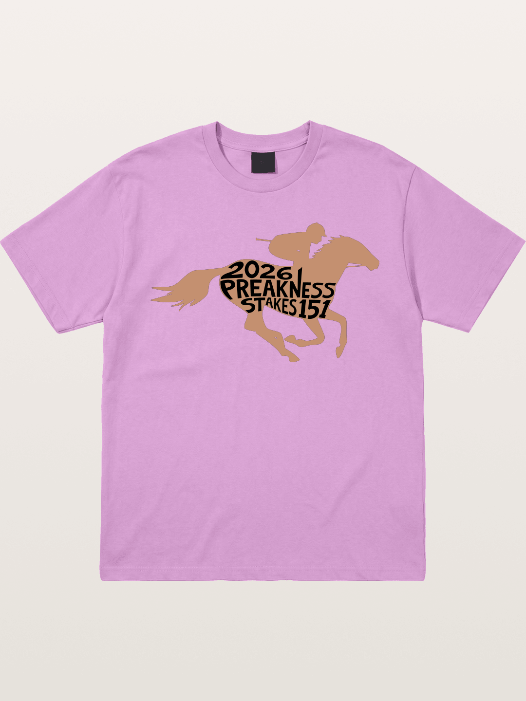 Preakness Stakes 151 Horse Silhouette Gildan T-shirt