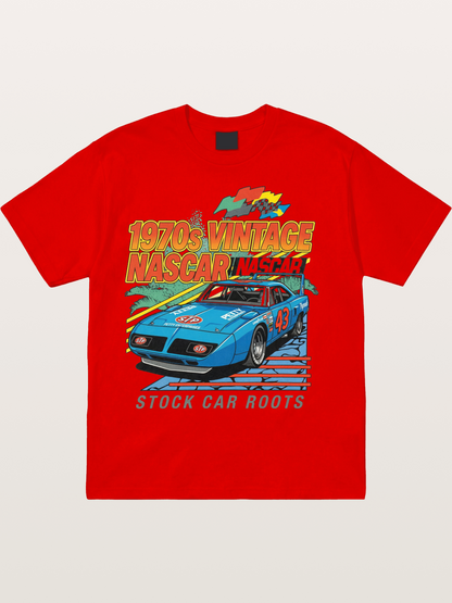 Stock Car Racer Cotton T-shirt