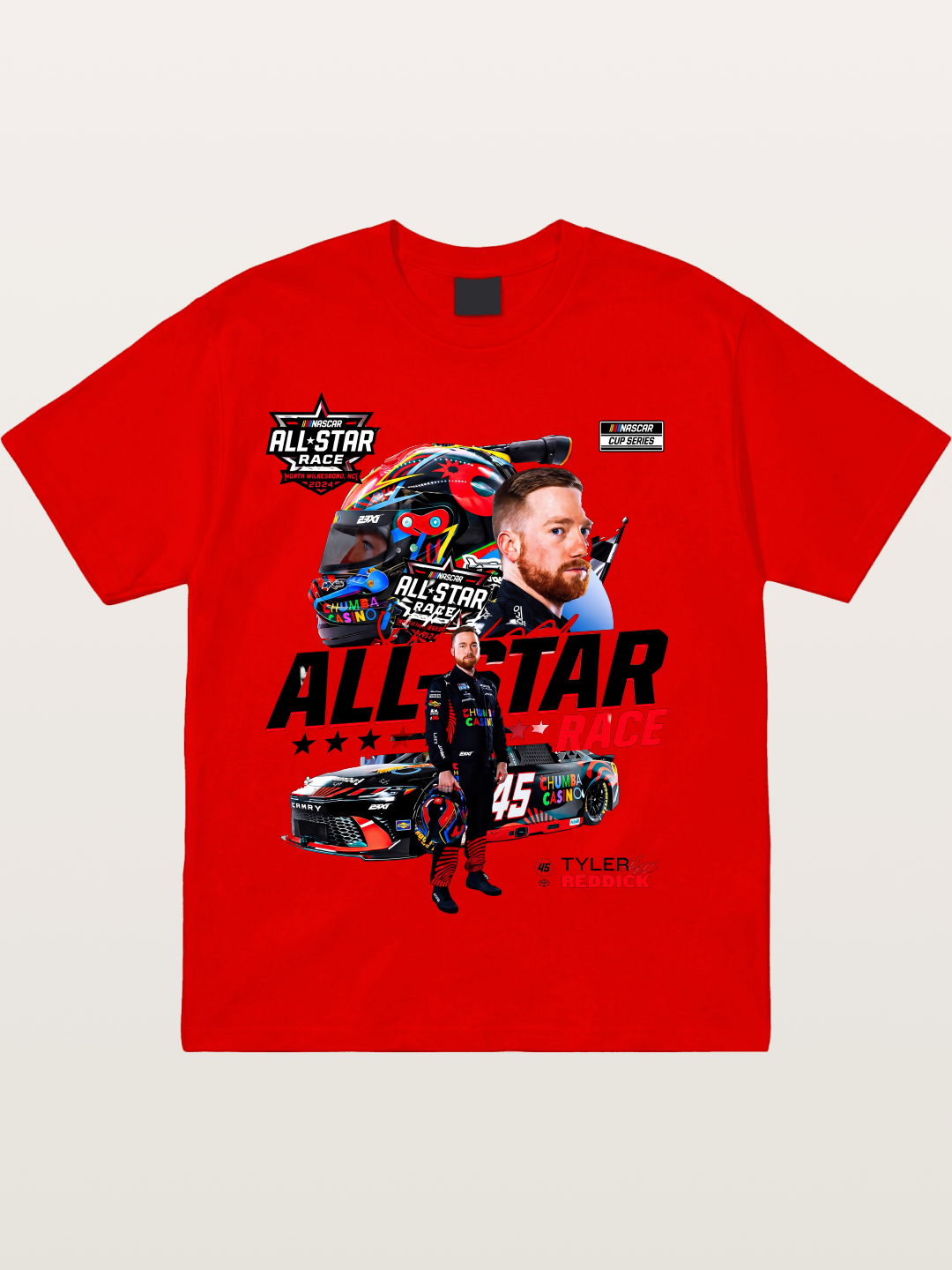 Tyler Reddick All-Star Race Art Cotton T-shirt