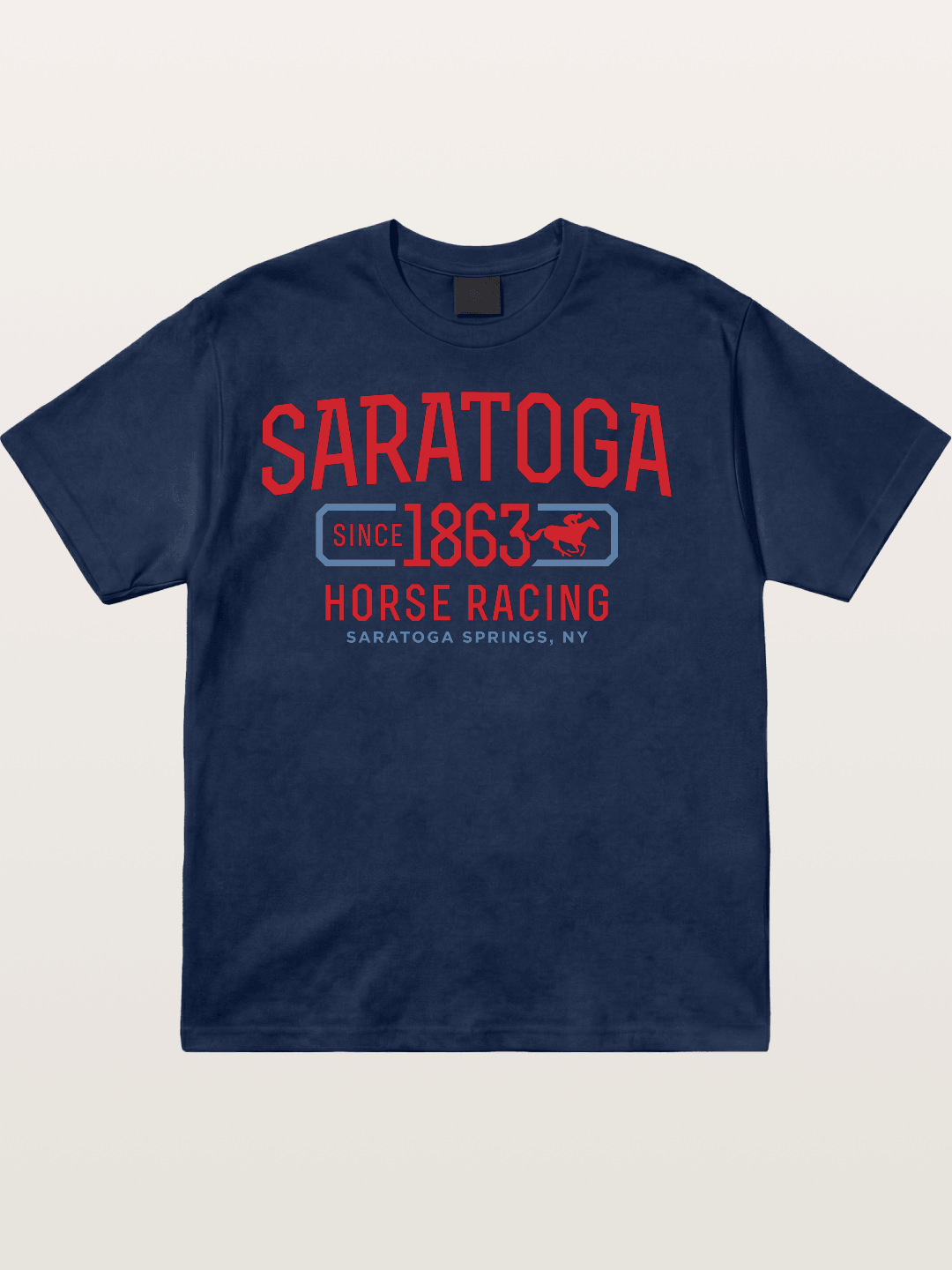 Saratoga Horse Racing Since 1863 Cotton T-shirt