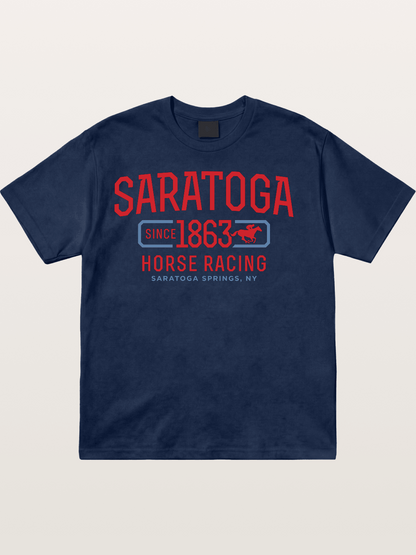 Saratoga Horse Racing Since 1863 Cotton T-shirt