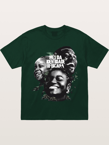 Juneteenth African Identity Faces Gildan T-shirt