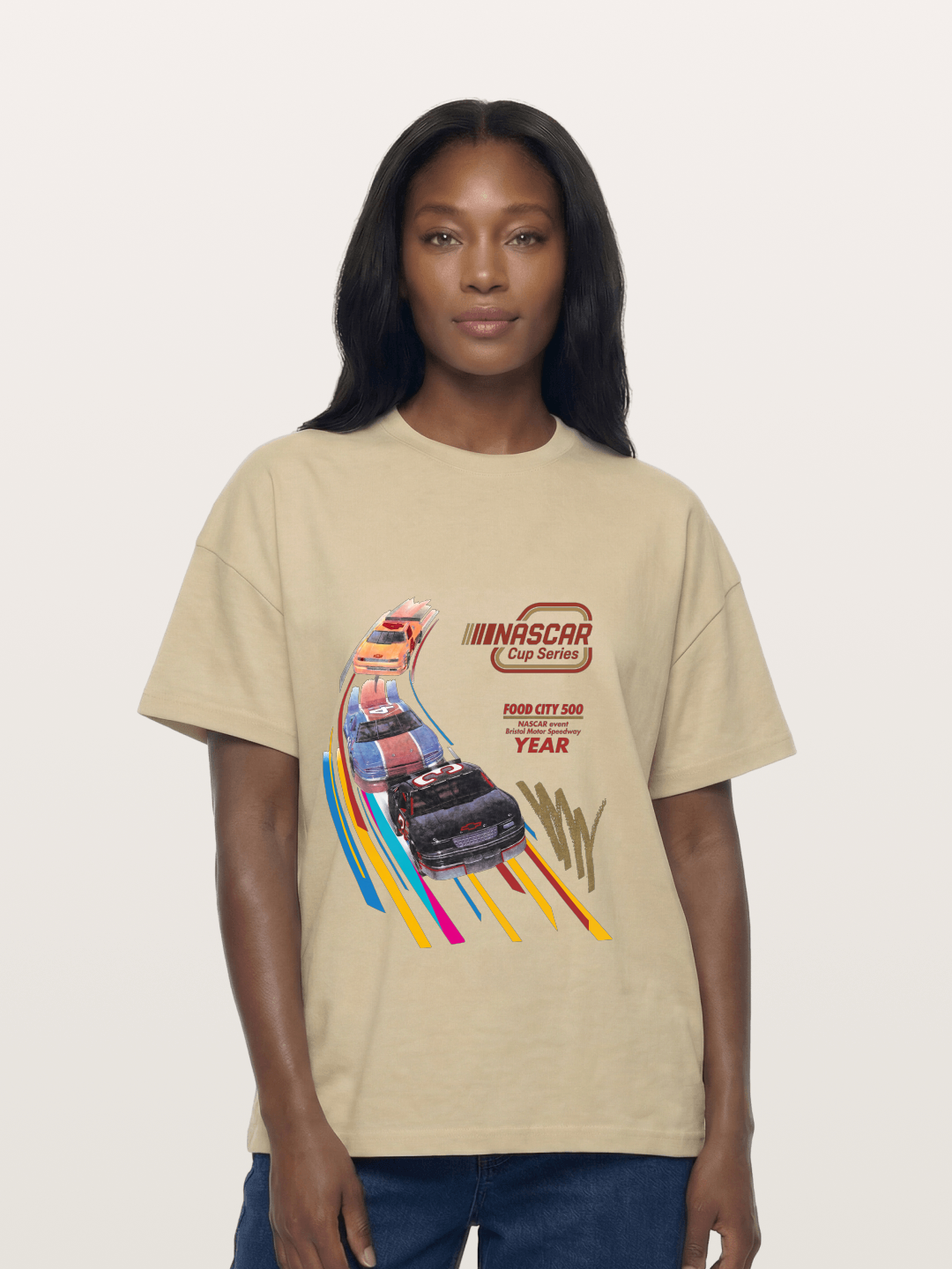 Vintage NASCAR Race Graphic Gildan T-shirt