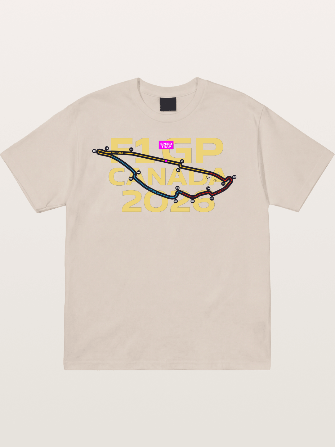 F1 Canada 2026 Track Map Cotton T-shirt