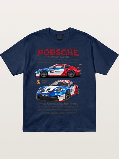 Porsche 911 GT3 Cup Sprint Challenge Cotton T-shirt
