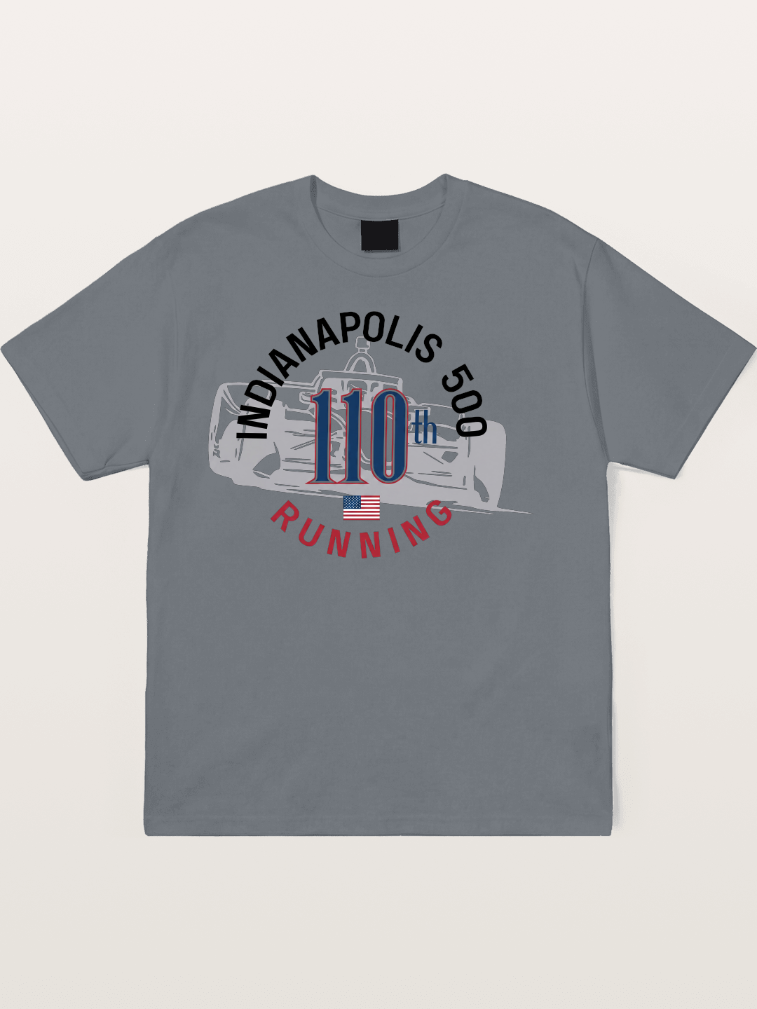 Indy 500 110th Anniversary Emblem Cotton T-shirt