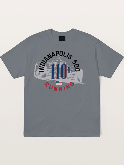 Indy 500 110th Anniversary Emblem Cotton T-shirt