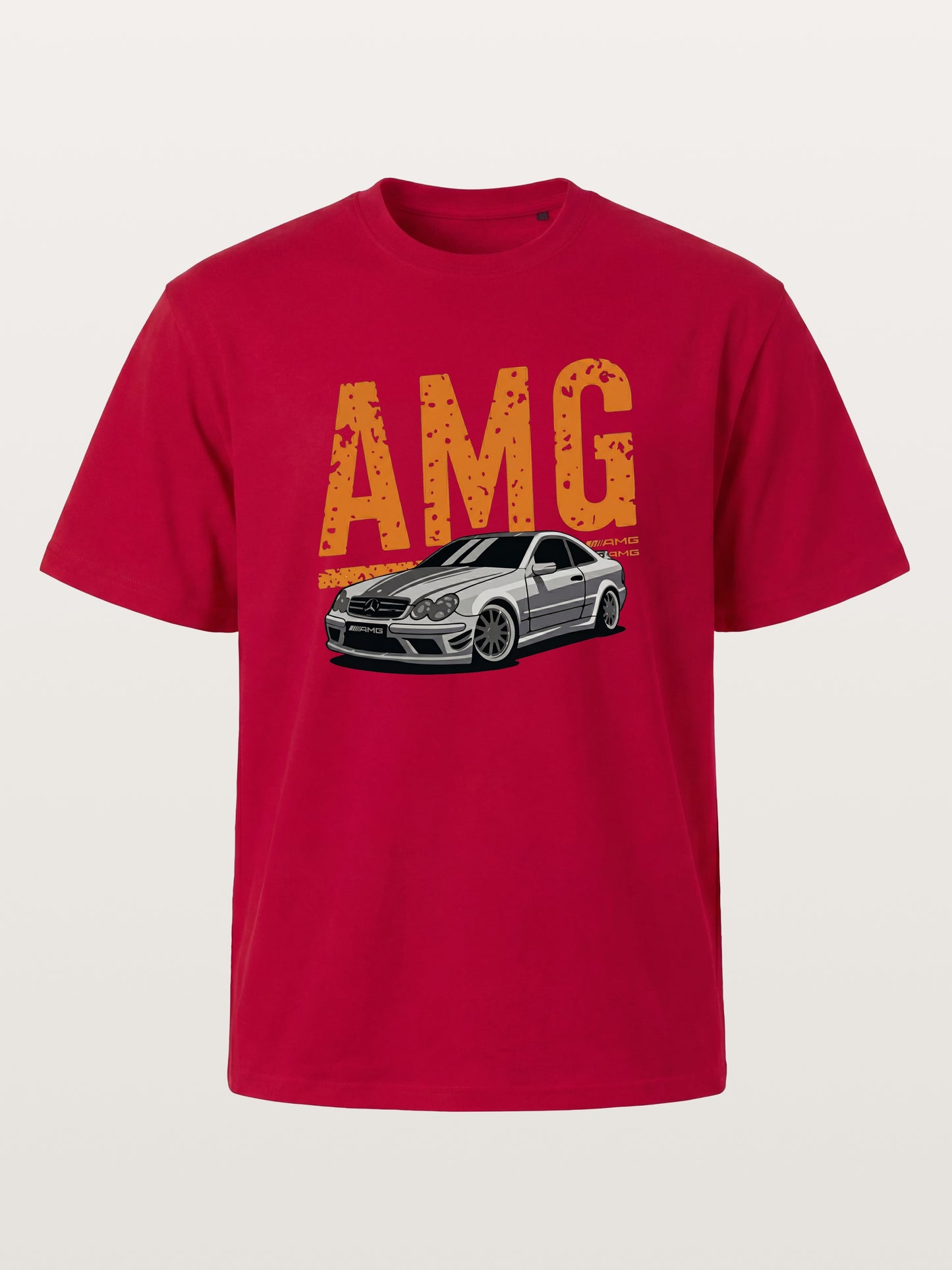 Vintage AMG CLK Coupe Distressed Font Gildan T-shirt