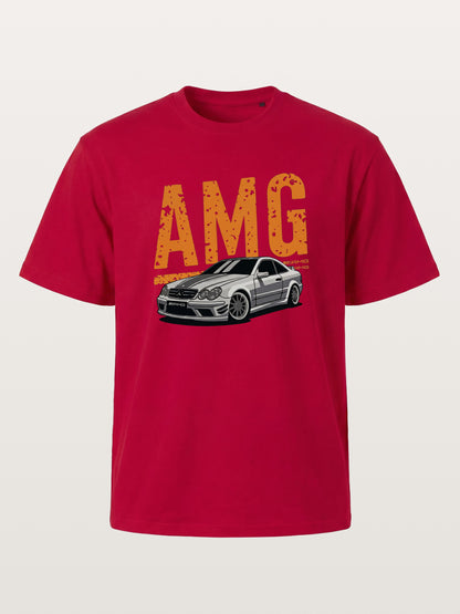 Vintage AMG CLK Coupe Distressed Font Gildan T-shirt