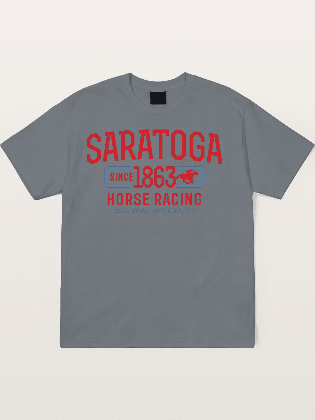 Saratoga Horse Racing Since 1863 Cotton T-shirt