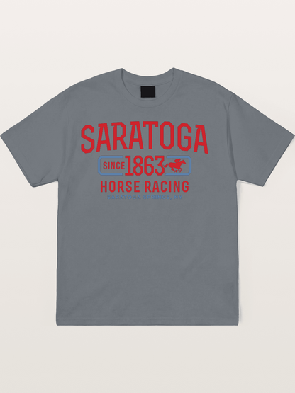 Saratoga Horse Racing Since 1863 Cotton T-shirt