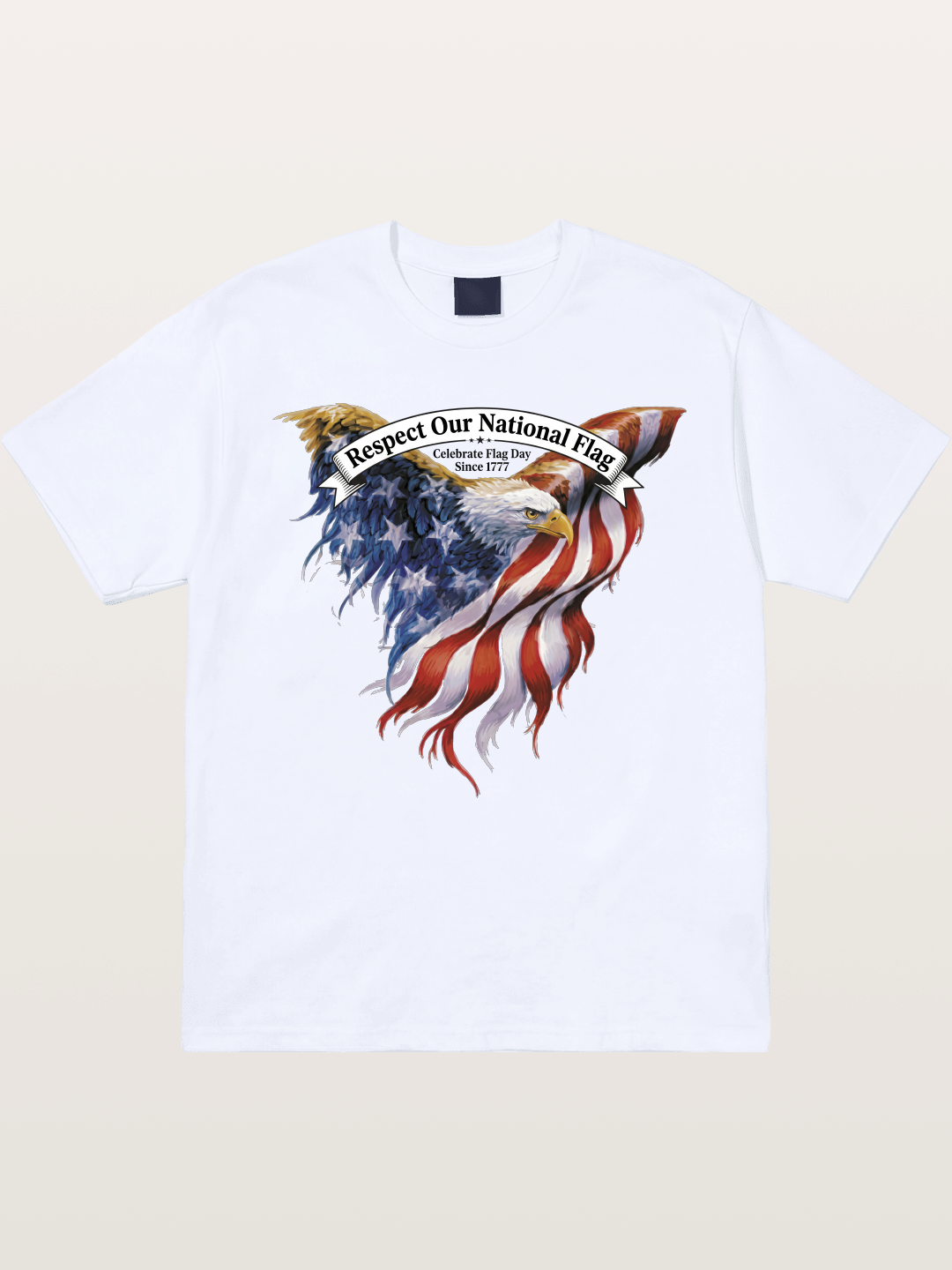 Flag Wing Eagle Banner Art Gildan T-shirt
