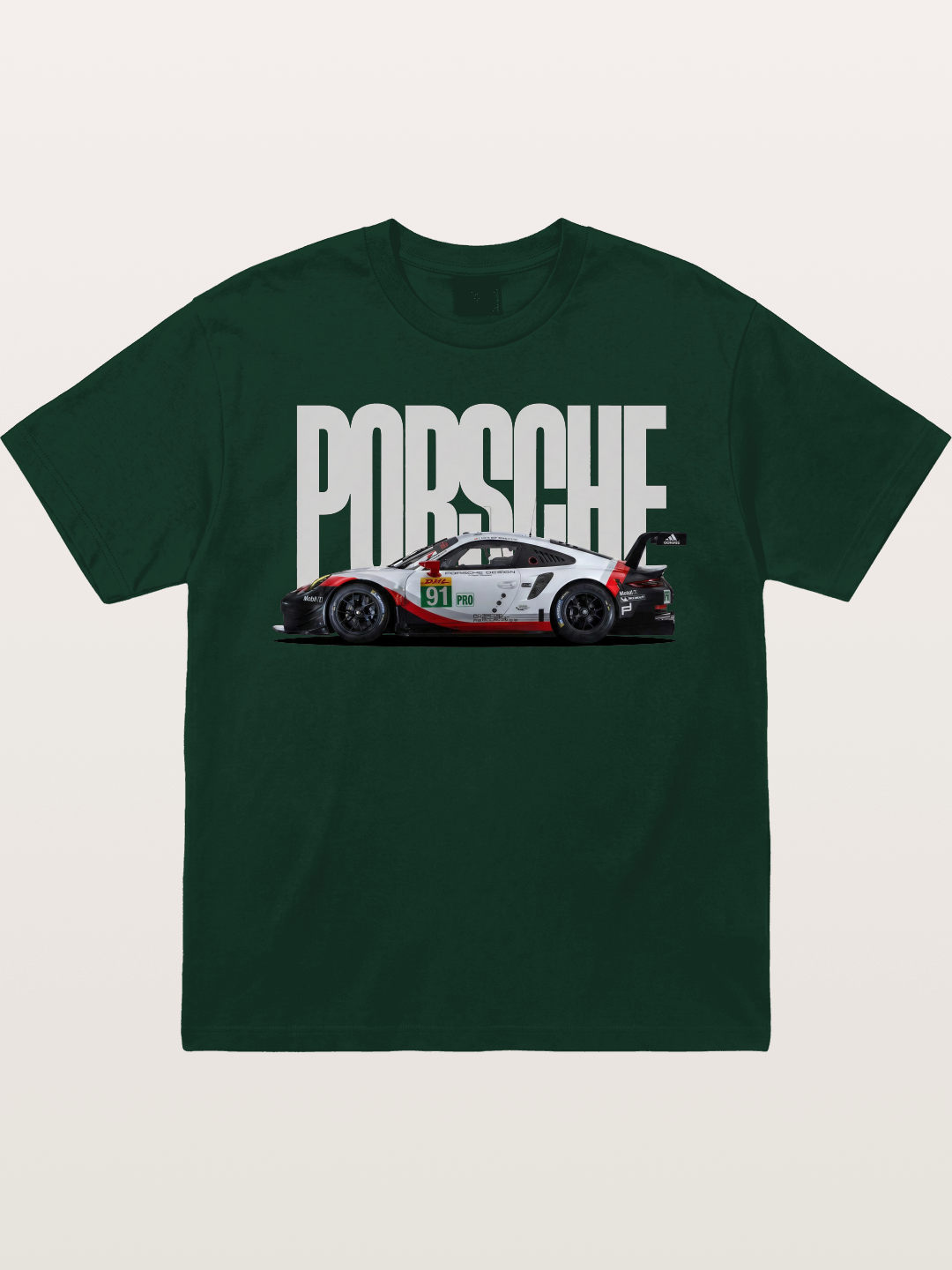 Porsche 911 Race Livery Poster Gildan T-shirt