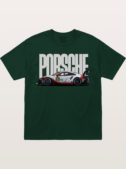 Porsche 911 Race Livery Poster Gildan T-shirt