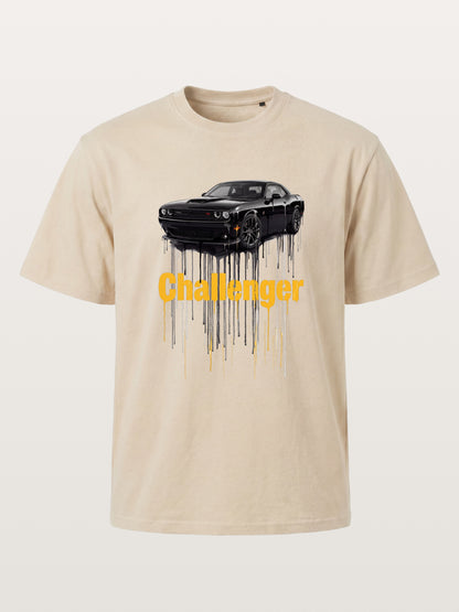 Drip Paint Challenger Poster Gildan T-shirt