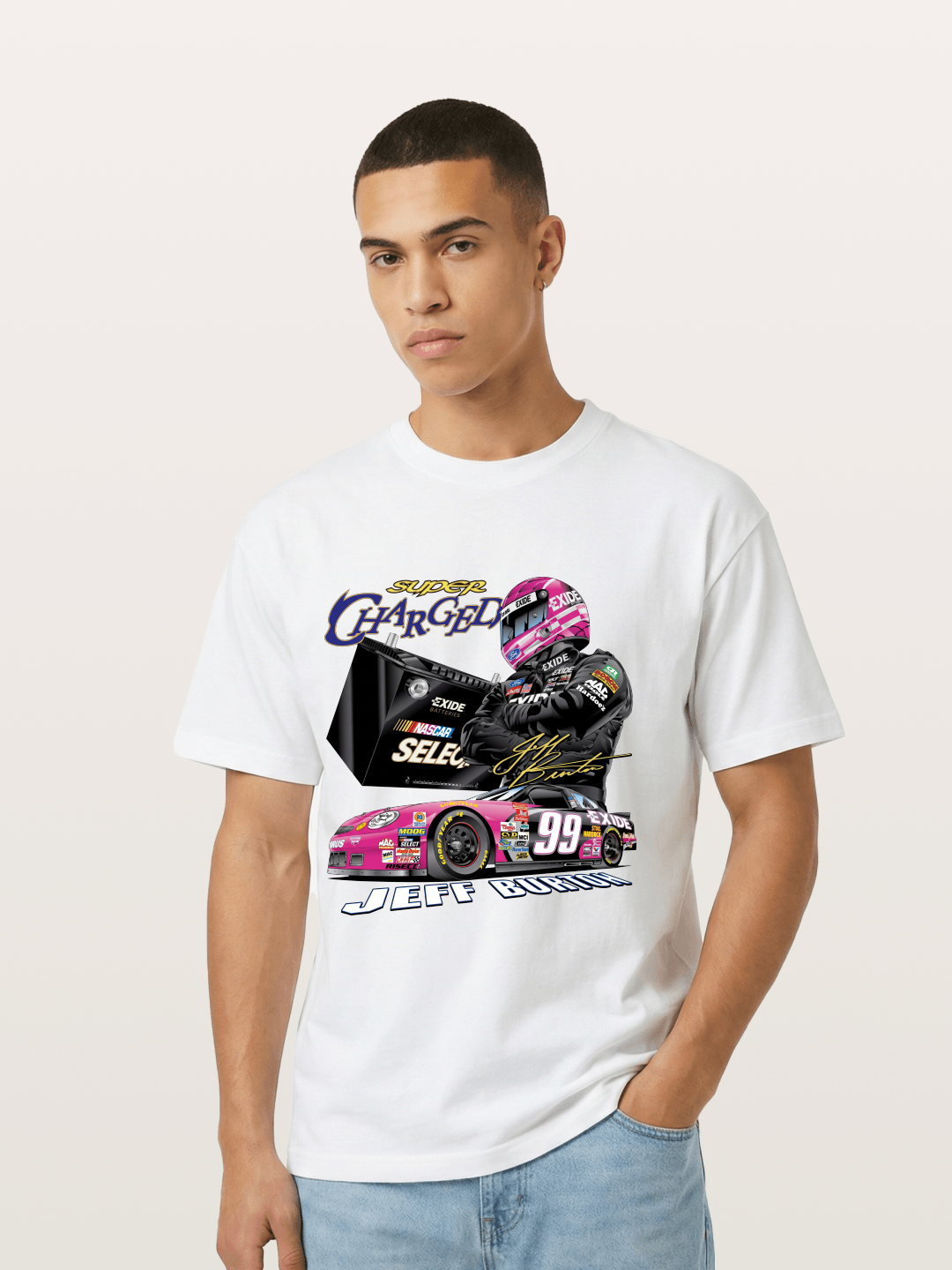 Jeff Burton 99 NASCAR Legend Gildan T-shirt