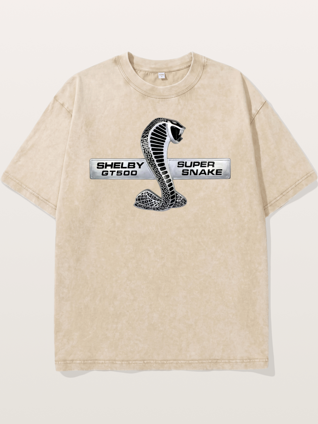 Shelby GT500 Super Snake Emblem Washed T-shirt